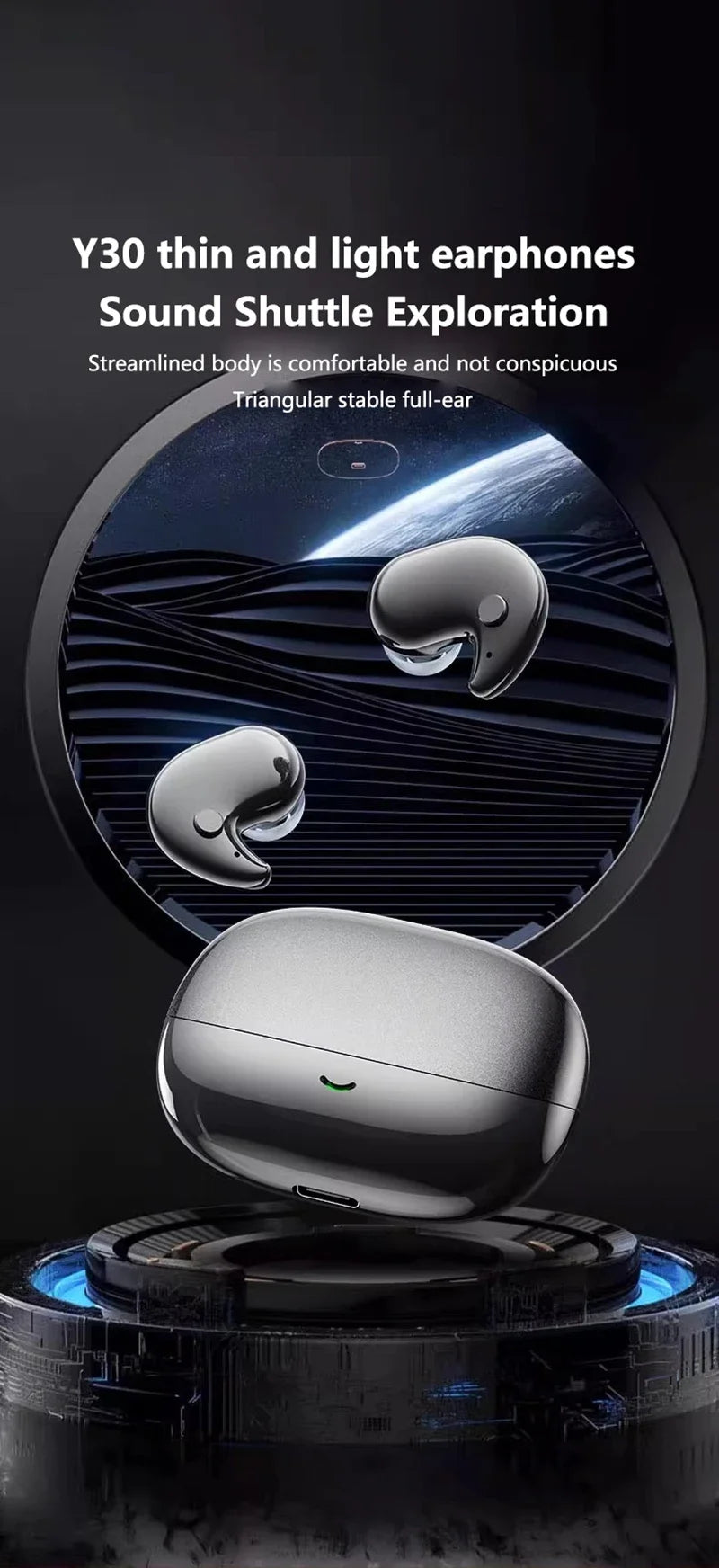 Wireless Bluetooth Sleep Earbuds, Invisible Mini, Side-Sleeper Headphones
