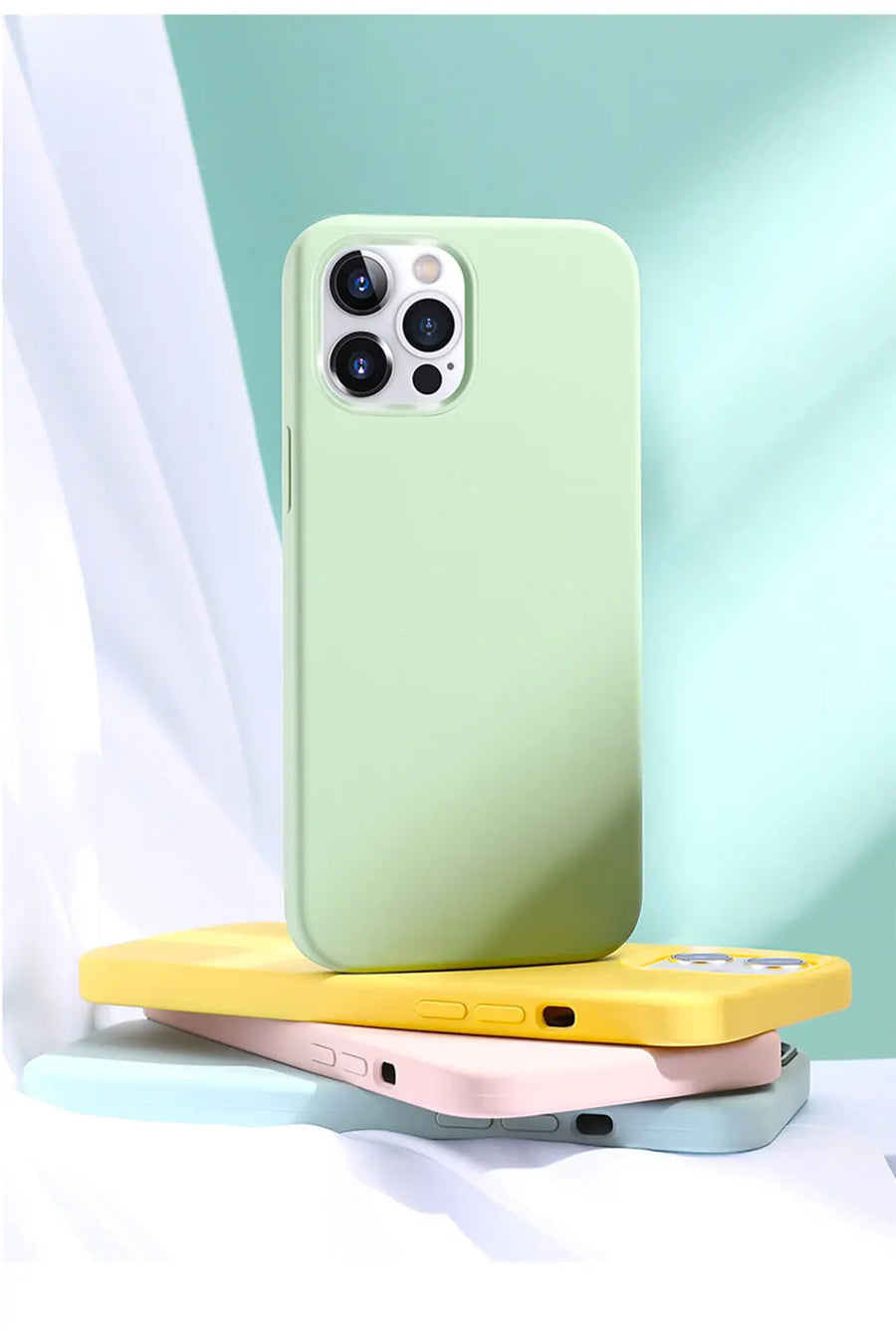 Shockproof Phone Case for iPhone 11-17 Pro Max, Plus and Air, Matte TPU