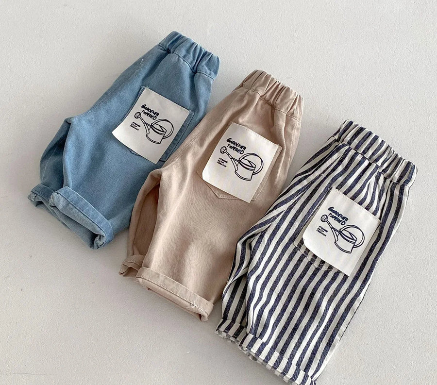 Toddler Boys Denim Pants – Soft Korean Style Casual (Ages 0-5)
