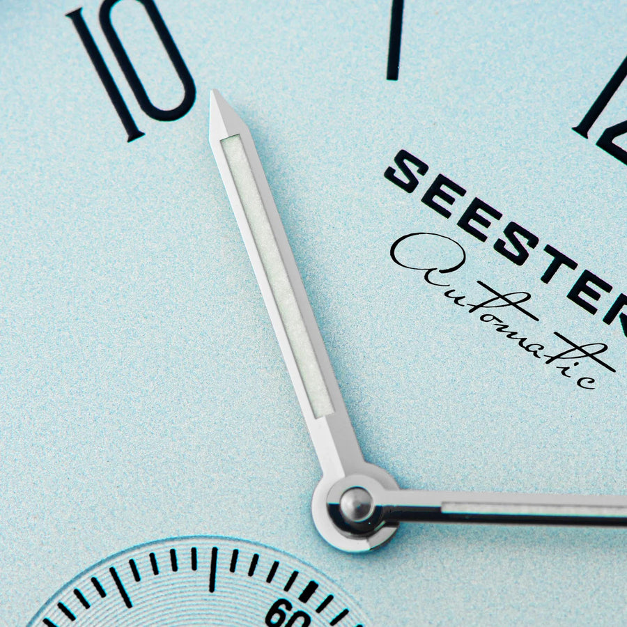 Automatic watch dial close up