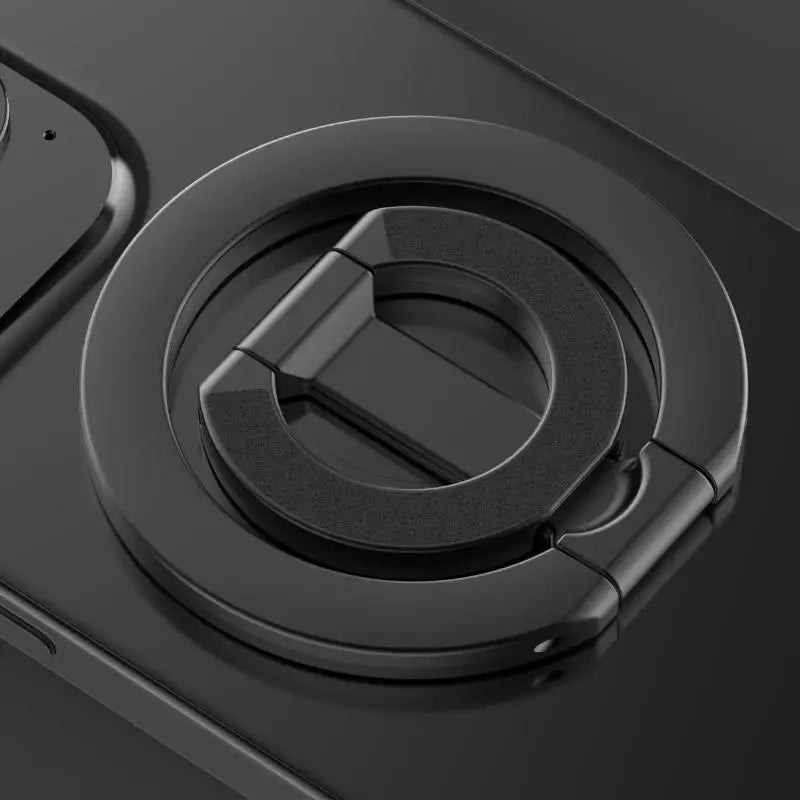 Magnetic Phone Stand – Double-Sided Ring Holder, Folding Desktop Bracket, 360° Rotation