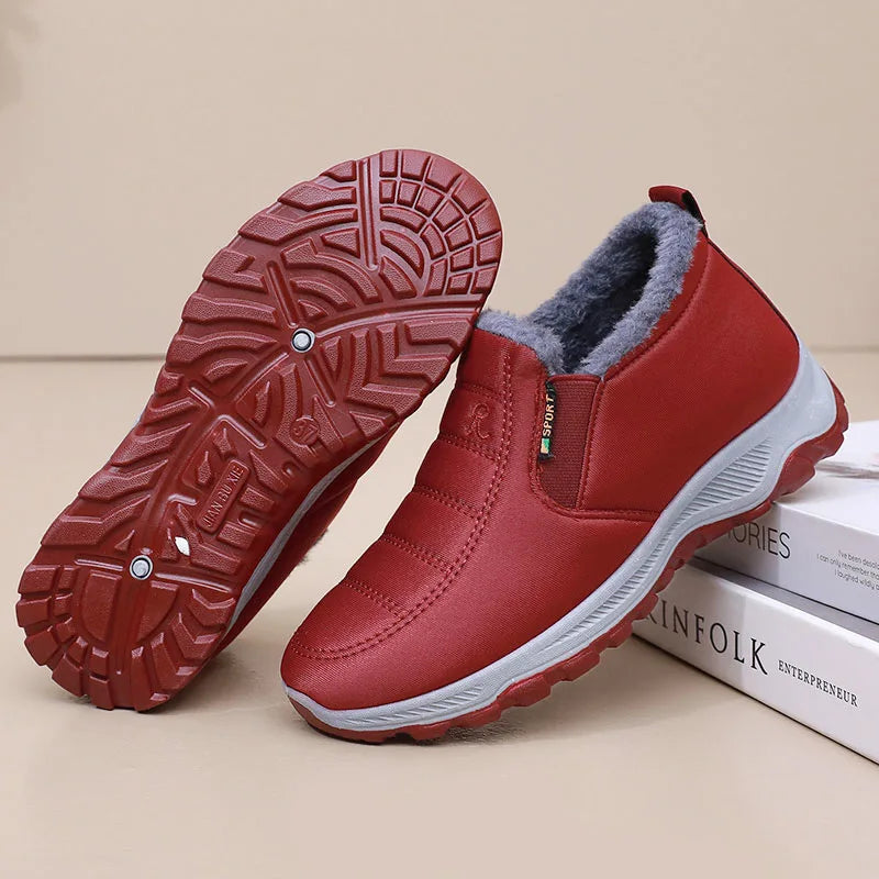 Men's Winter Casual Shoes – Warm Cotton, Chunky Sole