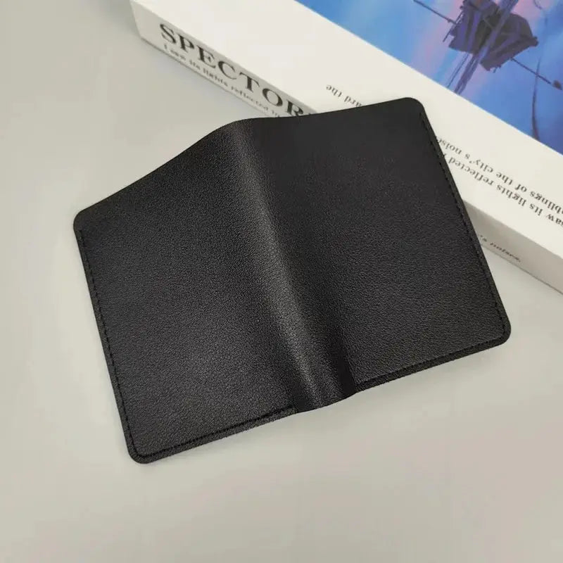 Slim PU Leather Wallet, Ultra-Thin Card Holder for Men and Women