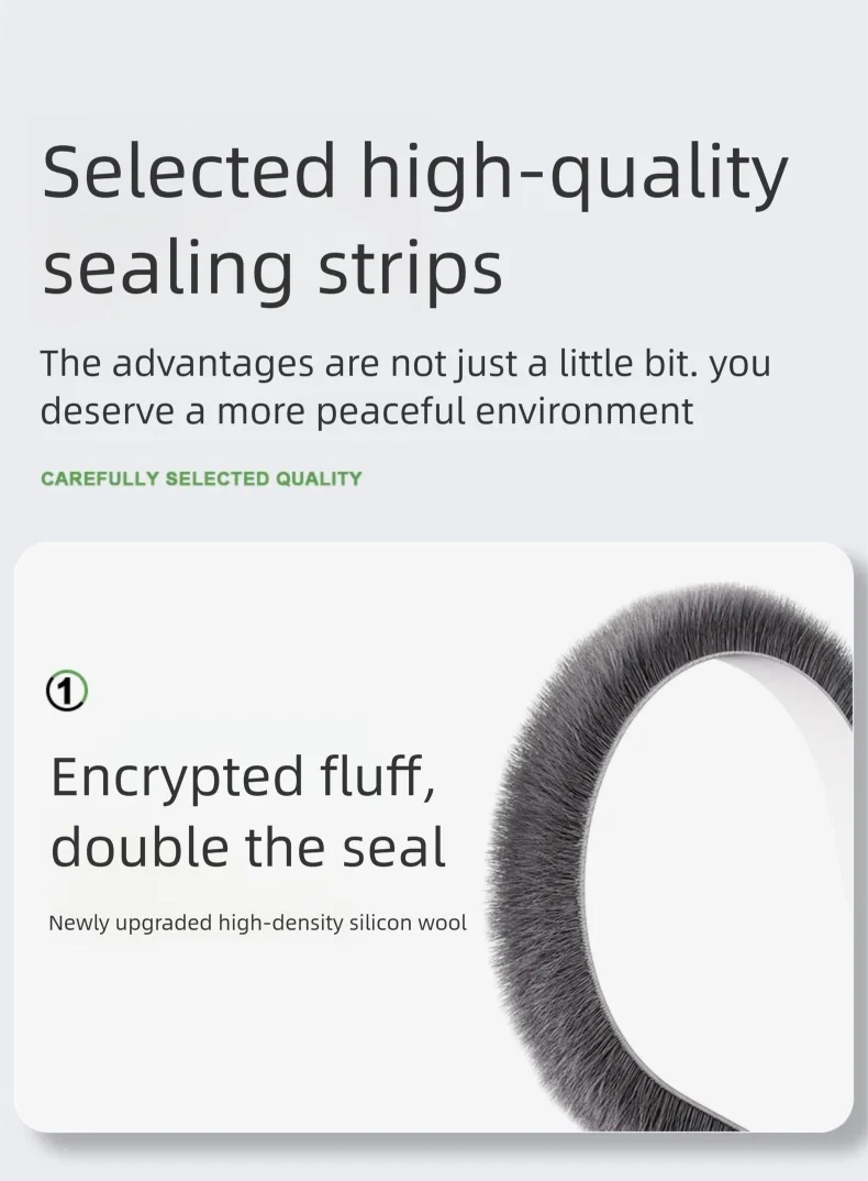 High-quality sealing strip with text on a white background