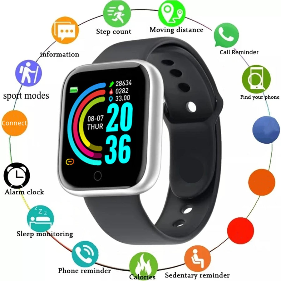 Smart Watch for Men & Women – Message & Fitness Monitor Bracelet