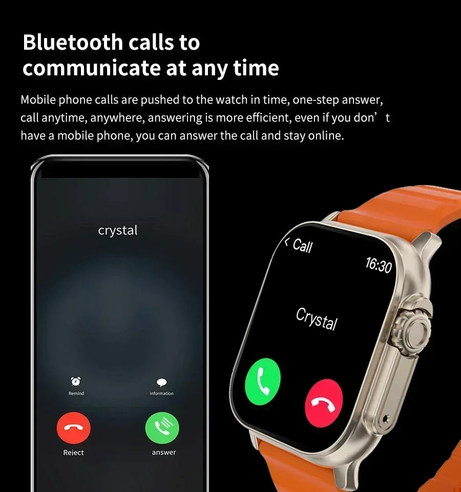 Smart Watch 9 Ultra Gen 2, NFC Bluetooth Call, 2.2-Inch Display