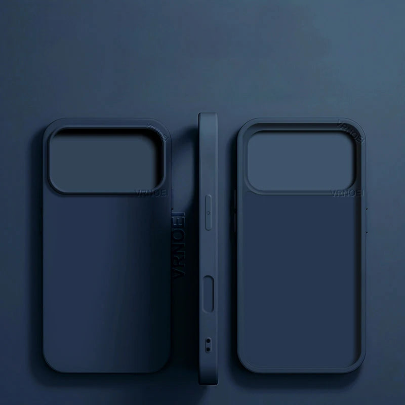 Shockproof Phone Case for iPhone 11-17 Pro Max, Plus and Air, Matte TPU