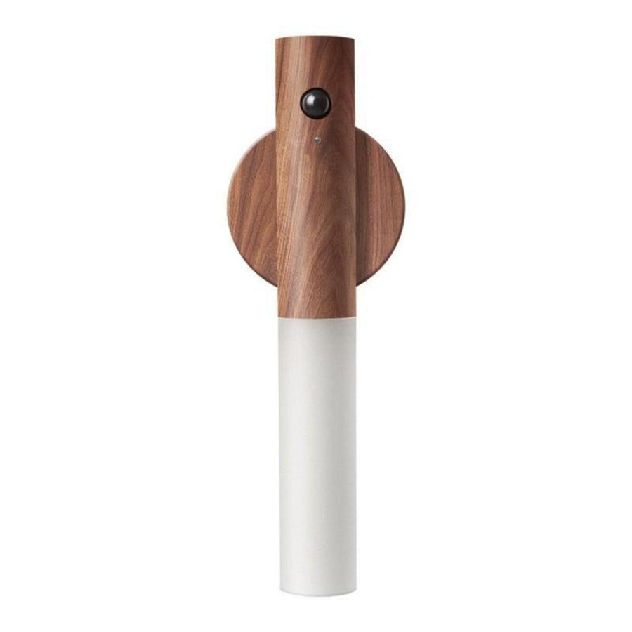Rechargeable Motion Sensor Night Light – Magnetic Wooden Wall Lamp
