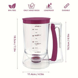 Purple batter dispenser