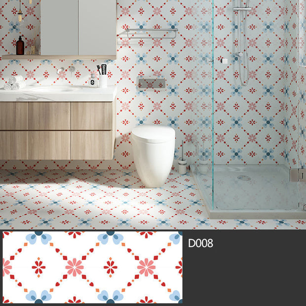 Bathroom Non-Slip Marble Floor Stickers