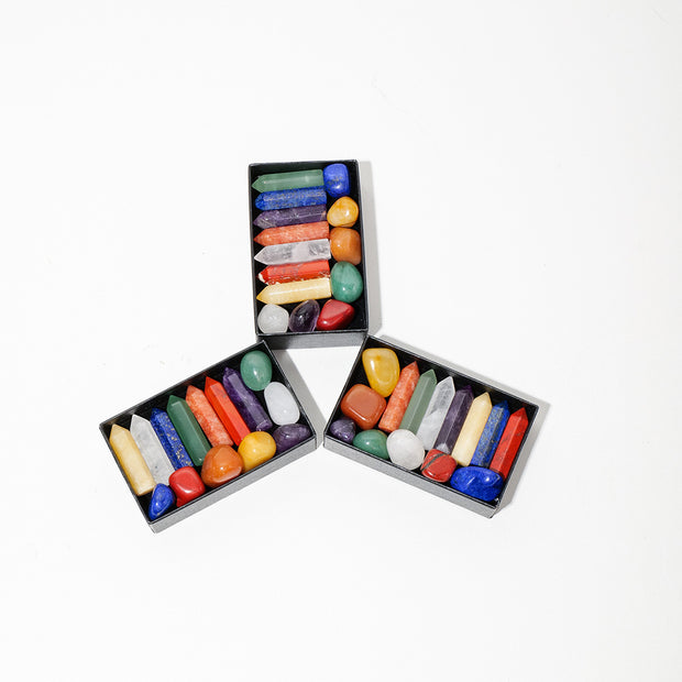 14pcs, Energy Seven Chakras Set, Wand Yoga Jewelry Collection Gadget, Room Decor, Home Decor, Scene Decor, Home Ornament Gift, Party Decor, Bedroom Accessories, Home Office Hanging Decoration