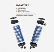 20x4.0 Inch Foldable Fat Tire Electric Bike 48V 12.5AH Extended Range Dual Disc Brakes  Fenders
