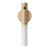 Rechargeable Motion Sensor Night Light – Magnetic Wooden Wall Lamp