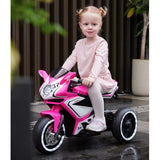 Red ride-on motorcycle