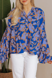 Alyssa Floral Buttoned Loose Fit Shirt-3