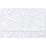 White privacy screen on deck
