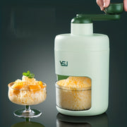 Stainless Steel Manual Ice Shaver - Perfect for Snow Cones, Slushies & Watermelon - Compact Kitchen Gadget for Home & Restaurant Use -  For Foodies & Home Chefs -  Great Gift for Summer Parties & Family Gatherings