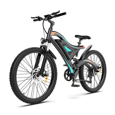 Electric Fat Tire Bike 26 Inch – 500W Rear Motor with Front Suspension