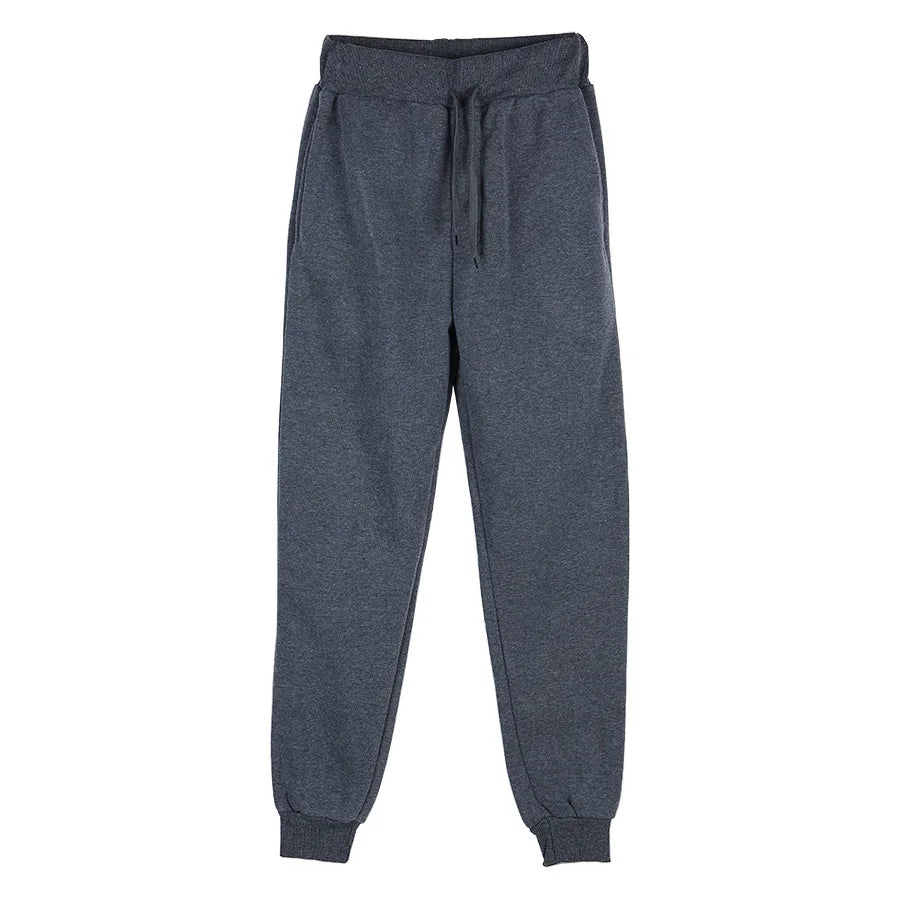 Men Training Joggers – Loose Fit Fleece Sweatpants with Drawstring