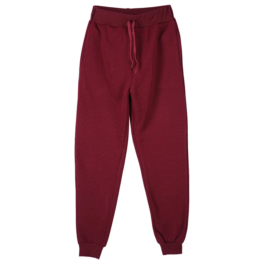 Men Training Joggers – Loose Fit Fleece Sweatpants with Drawstring