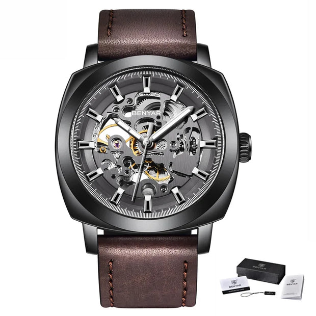 Relogio Masculino BENYAR Mens Watches Top Brand Luxury Automatic Mechanical Men Business Waterproof Sport Watch Reloj Hombre
