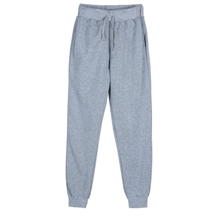 Men Training Joggers – Loose Fit Fleece Sweatpants with Drawstring