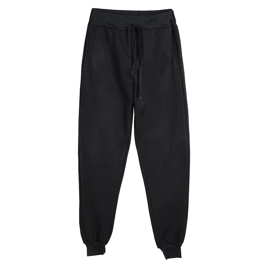 Men Training Joggers – Loose Fit Fleece Sweatpants with Drawstring