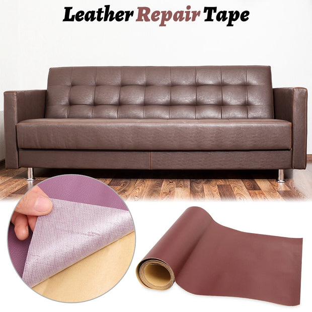 1 Roll Leather Repair Tape Self-Adhesive Leather Repair Patch Couches Repair Stickers For Sofas Bags Furniture Driver Seats