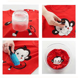 Kids Clothes Set featuring a playful monkey design, showcasing fun activities like ice and sponge application for kids.