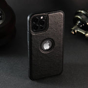 Cell Phone Case High Quality PU Leather Mobile Phones Cases for iPhone 11 12 13 14 15 Pro Max X XR Black Luxury Business Cover
