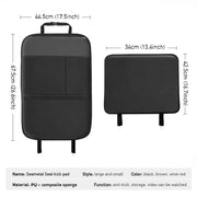 Car Seat Back Protector with Storage