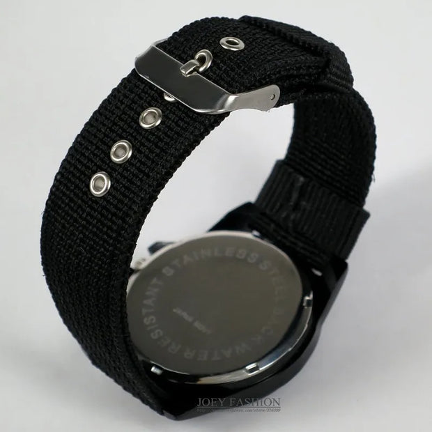2025 Watches Men Top Brand Luxury Casual Military Quartz Sport Wristwatch Soft Nylon Band Male Clock Watch relogio masculino