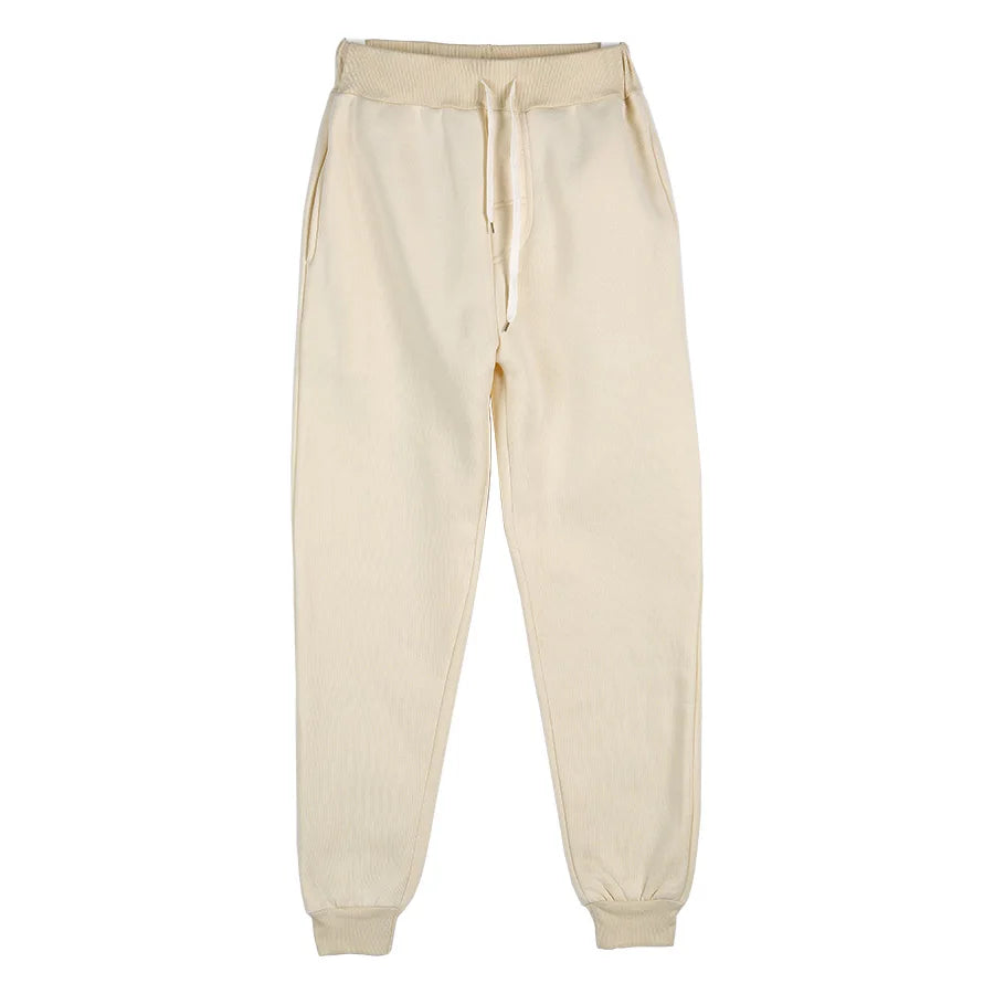 Men Training Joggers – Loose Fit Fleece Sweatpants with Drawstring