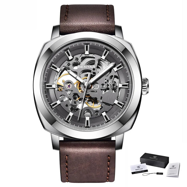 Relogio Masculino BENYAR Mens Watches Top Brand Luxury Automatic Mechanical Men Business Waterproof Sport Watch Reloj Hombre