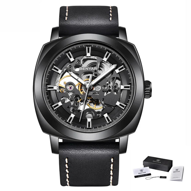 Relogio Masculino BENYAR Mens Watches Top Brand Luxury Automatic Mechanical Men Business Waterproof Sport Watch Reloj Hombre