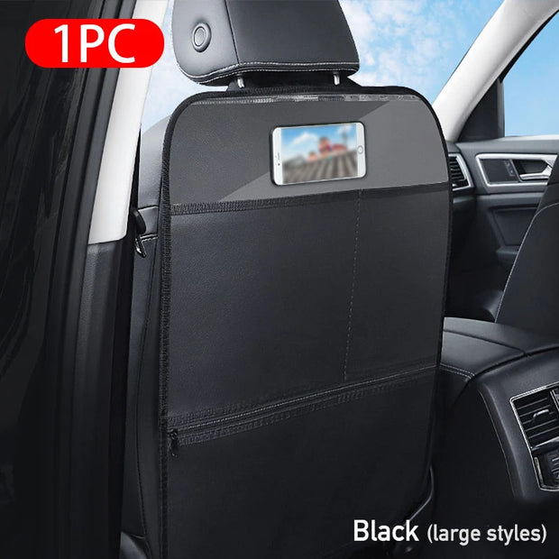 Car Seat Back Protector with Storage
