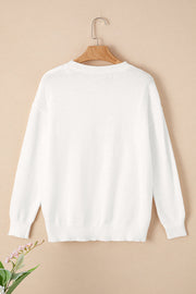 Selah Merry & Bright Round Neck Casual Sweater-4