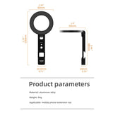 Magnetic Phone Tripod Mount – MagSafe Cold Shoe Mount with 1/4 Screw for iPhone & Android