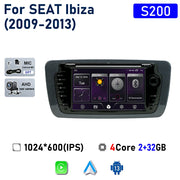 7" Touchscreen Car Stereo Head Unit For Seat Ibiza 6j 2009 - 2013 Multimedia Player GPS Navigation Carplay Android Auto Radio