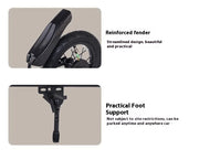 Adult Handbrake Scooter For Teens To Work Big Wheel Two-wheel Foldable Urban Campus Mobility Scooter Hot New