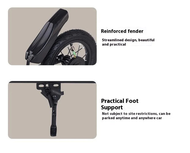 Adult Handbrake Scooter For Teens To Work Big Wheel Two-wheel Foldable Urban Campus Mobility Scooter Hot New