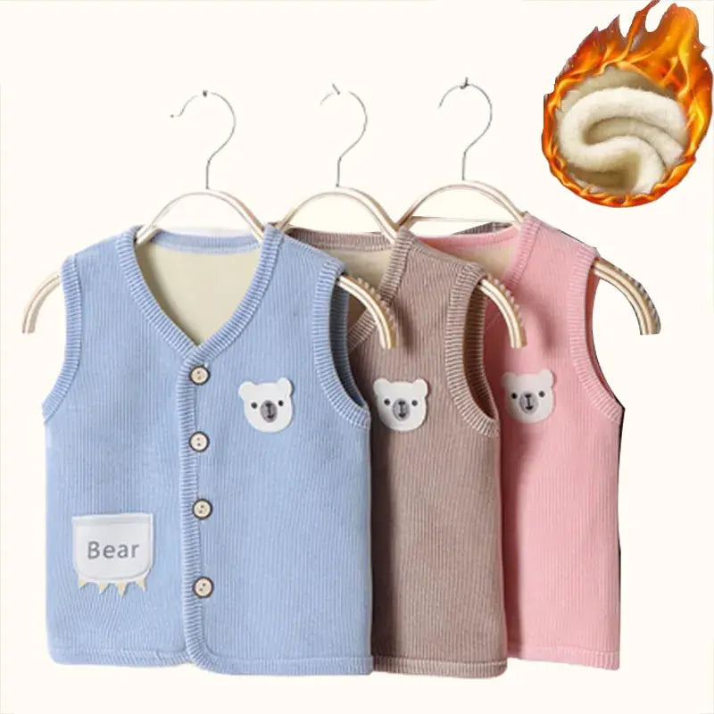 Kids waistcoat vest front view