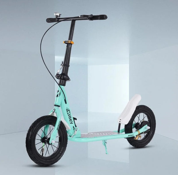 Adult Handbrake Scooter For Teens To Work Big Wheel Two-wheel Foldable Urban Campus Mobility Scooter Hot New
