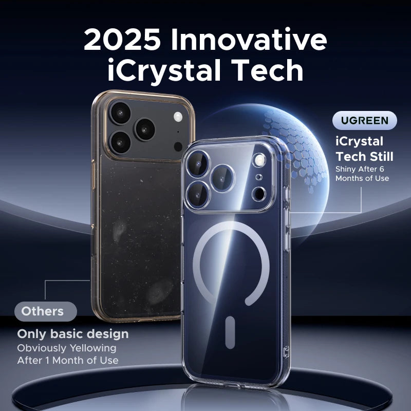 Magnetic Phone Case – Shockproof for iPhone 17/16/15/14 Pro