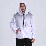 Men's Zip Up Hoodie – Polka Dot Pocket Sport Casual Sweatshirt