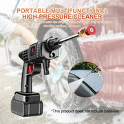 Cordless High Pressure Car Washer Spray Water Gun No Battery Foam Generator Portable Car Washing Machine For Home