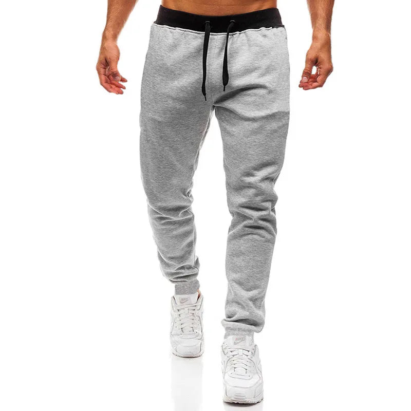 Men Training Joggers – Loose Fit Fleece Sweatpants with Drawstring