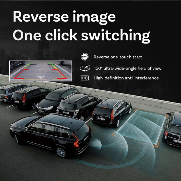 OTTOCAST CarPlay Screen 9.0" INCH 4K Car Touch Screen Wireless Carplay Android Auto Radio DVR GPS Video Built-in Youtube Netflix