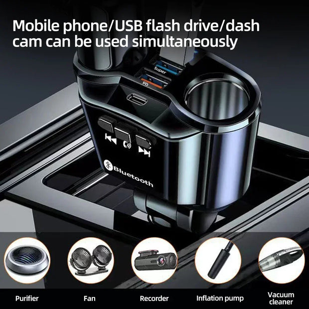 Fast Car Charger with Dual USB Ports