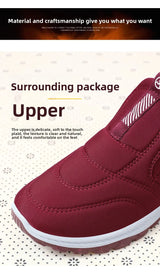 Women's Winter Snow Boots, Warm Lightweight Cotton, Non-Slip